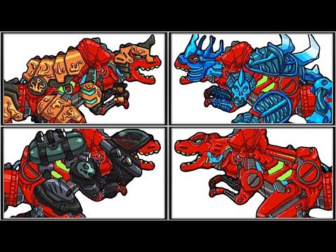 Dino Robot Tyranno Red | General Mobilization | Show Me Games - 1080 HD