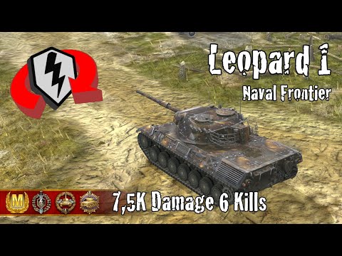 Leopard 1  |  7,5K Damage 6 Kills  |  WoT Blitz Replays
