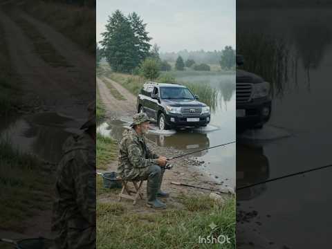 Форсировал речку в брод!