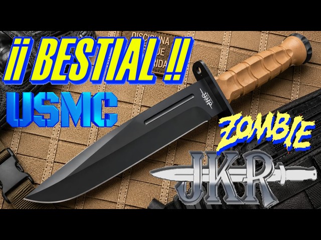 Vídeo relacionado con Omesio Cuchillo M-YL21 Tanto Con Funda Kydex Y Pedernal, Cuchillo De Caza De Fabricado En Acero 420 Full Tang, Cuchillo Para Actividades Al Aire Libre Survival Con Hoja De 12,6 cm De Longitud + Mango