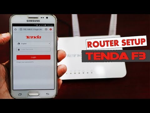 Tenda F3 | Tenda Wifi Router Full Setup | Change Tenda wifi password Using Mobile