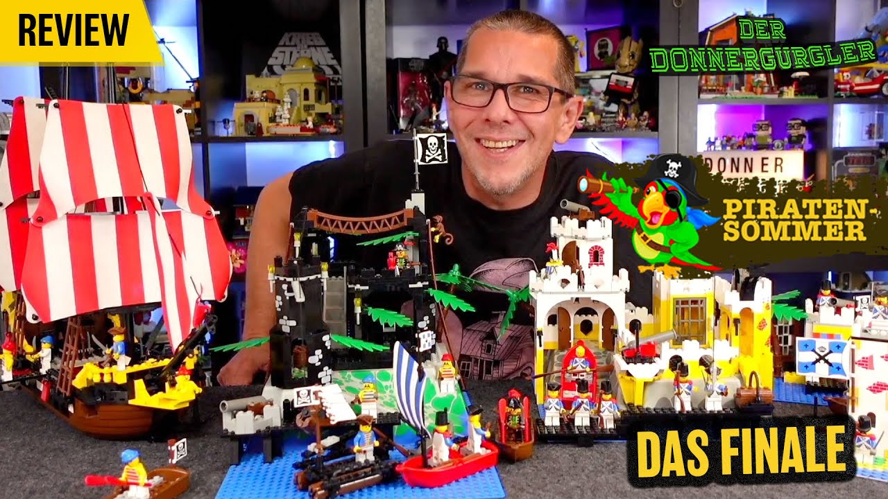 Lego Piraten Sommer 2023 - Das Finale. Lego Piraten Nostalgie der 80er und 90er auf dem Tisch.
