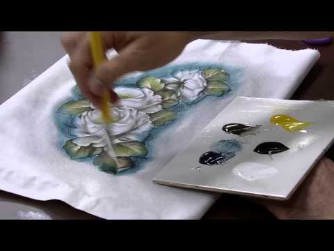 Woman.com 10/17/2013 Luis Moreira - Fabric painting with adhesives Part 1/2