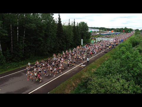 Drone View of Grandma's Marathon 2025
