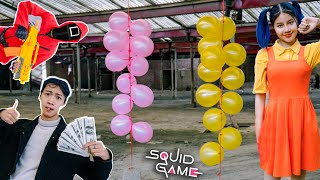 Banana TV : Green Light And Red Light | Balloons Exploding Challenge SQUID GAME