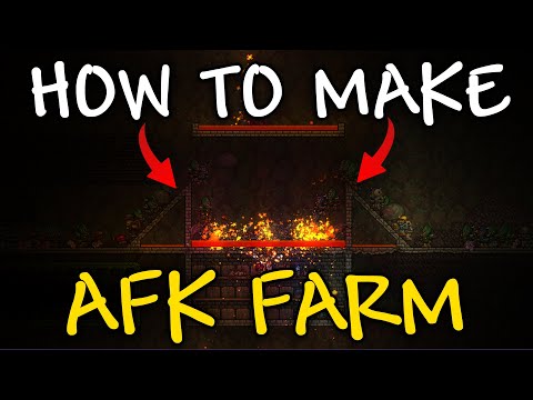 How to Make AFK Mob Farm in Terraria 1.4.5 | Money farm Terraria