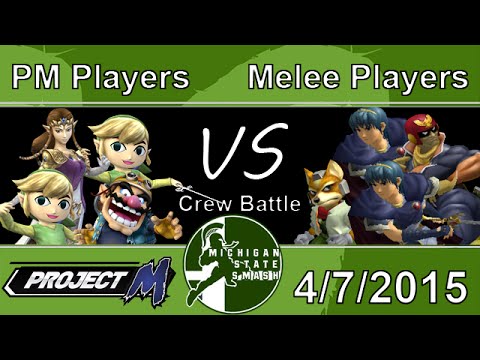 MSU Smash - PM vs. Melee Crew Battle - Project M