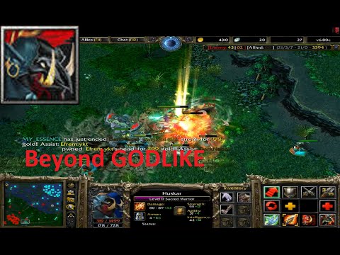 DotA 6.80c - Huskar Beyond GODLIKE !