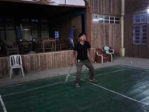 Arunachal pradesh man rocking in batminaton