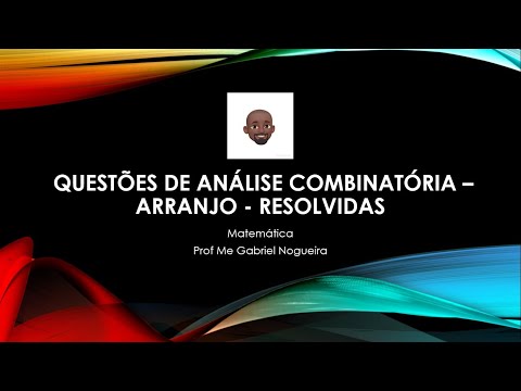 Questões de Análise Combinatória – Arranjo – Resolvidas