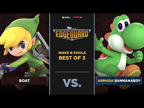 BOAT vs BANNANA BOY - EDGEGUARD | Ultimate Singles Wave B Pools | Toon Link vs Yoshi