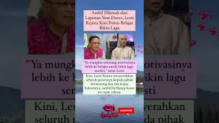 Download lagu Ambil Hikmah dari Laporan Yoni Dores, Lesti Kejora Kini Fokus Belajar Bikin Lagu #viralvideo #shorts mp3
