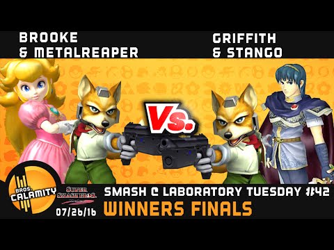 S@LT #42   Brooke & MetalReaper vs Griffith & Stango   Winners Finals   Melee Doubles
