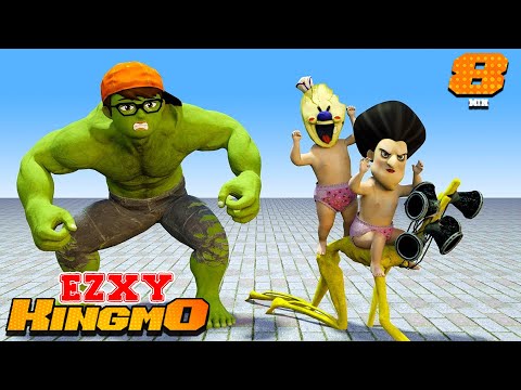 Nick Hulk vs Siren Head Rescue MissT and Ice Scream BB   Scary Teach 3D Movies
