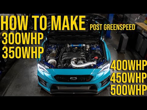 How to Make "X" Horsepower in a Subaru WRX STI (Post Green Speed)