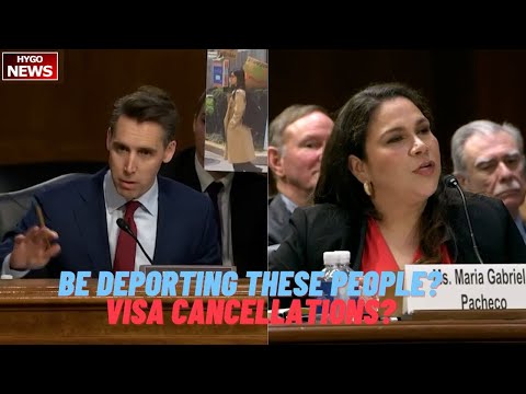 Hawley: 'Shouldn't We Be Deporting These People?', Visa Cancellations?
