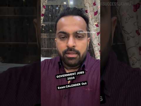 Exam Calender 2024 Announced #shorts