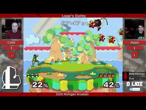 Michigan Arcadian Winter 2020 Loser's Eights: Cobb(Ganondorf) vs Jopps(Captain Falcon)