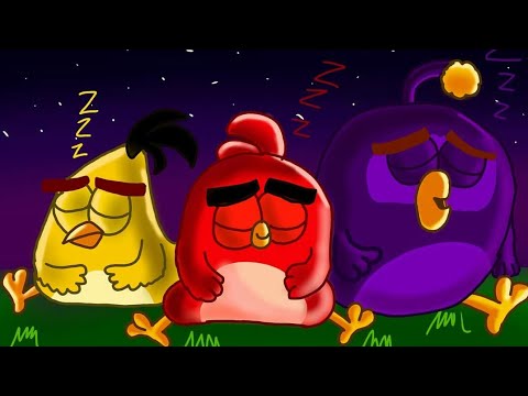 SPEED DRAWING: SWEET DREAMS, CUTIES! - ANGRY BIRDS DREAM BLAST 😴☁🌘