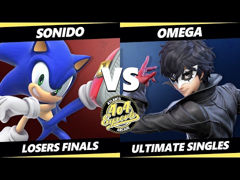 4o4 Smash Night 60 Losers Finals - omega (Joker) Vs. Sonido (Sonic) SSBU Ultimate Tournament