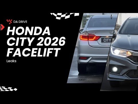 Honda City 2026 Facelift LEAKED – First Glimpse Before Launch!