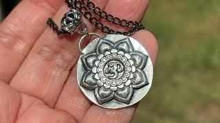 Soldering a Jump Ring to a Pewter Pendant
