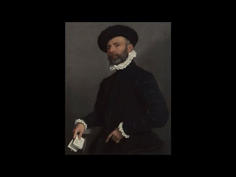 Moroni - Retrato de un hombre con una carta