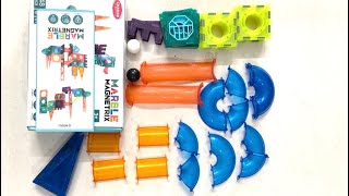 3D Model  DIY Using Marble Magnetrix l Fun Activity l Kids l Imagine l Construct l Innovate
