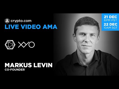 [XYO] - Live Video AMA with Markus Levin, Co-Founder of XYO
