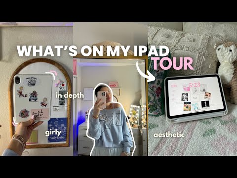 What’s in my iPad mini tour!!! *in depth girly aesthetic tour 🎀🍵⭐️