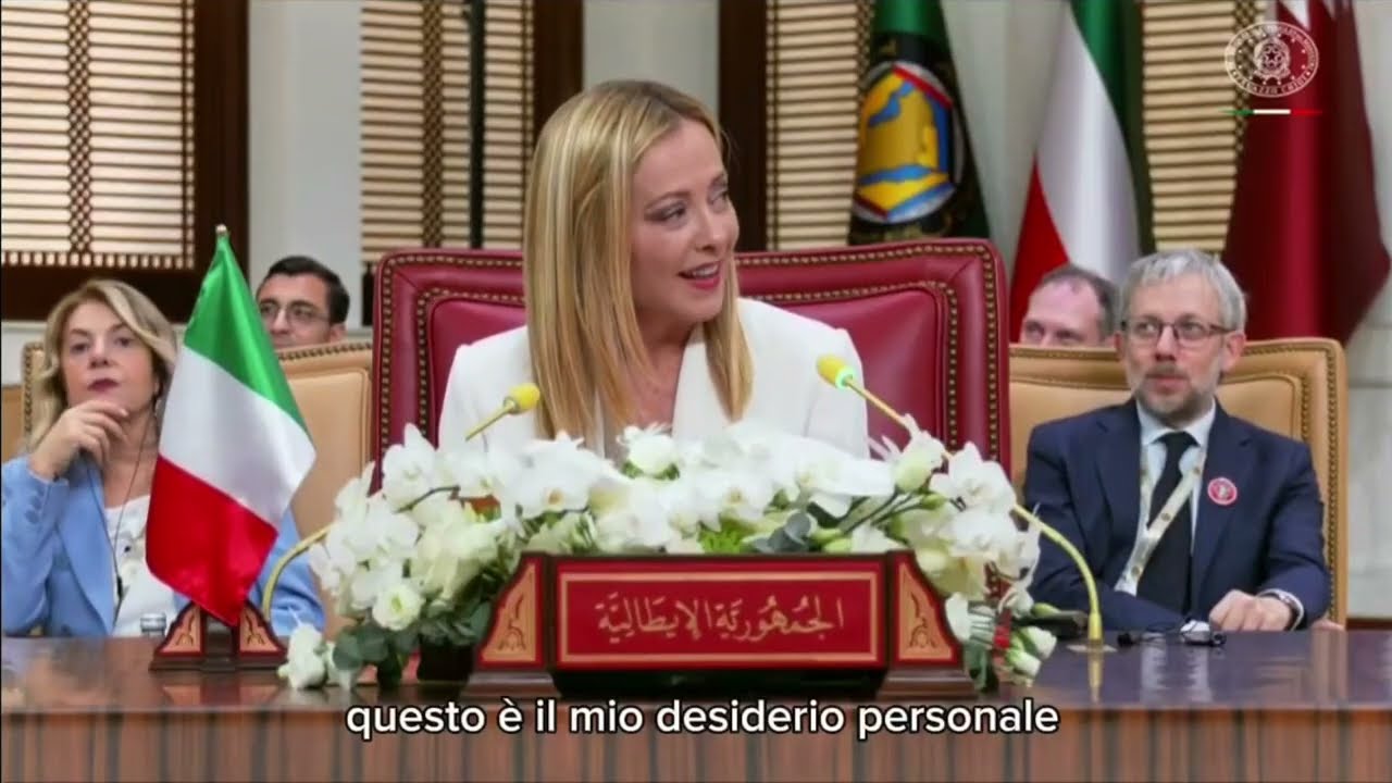 L'INTERVENTO DI GIORGIA MELONI AL VERTICE DEL CONSIGLIO DI COOPERAZIONE DEL GOLFO