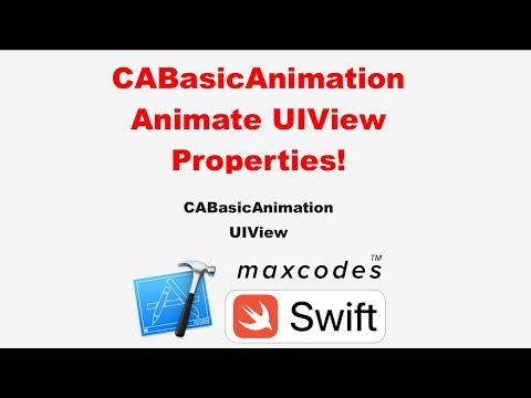 CABasicAnimation - animate view background color & scale.