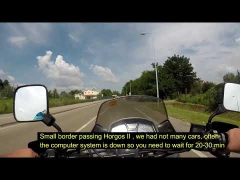 Honda Transalp Traveling from Subotica to Szeged Hungary 06  08  2020