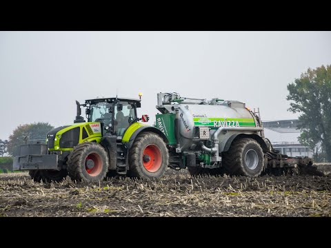 Claas Axion 950 + Ravizza OverTruck I | Manure Injection | BOZZETTO