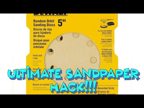 Sandpaper Super HACK, Super QUICK! Just the Tip!