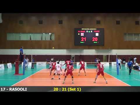 Police X Al Arabi 3 - 2   Qatar Volleyball League 18/ 19