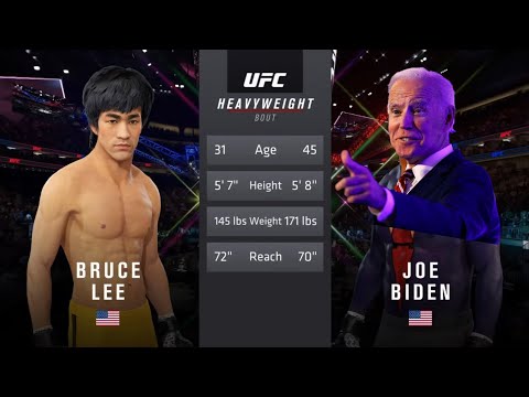 UFC4 | Bruce Lee vs J BIDEN (EA Sports UFC 4)