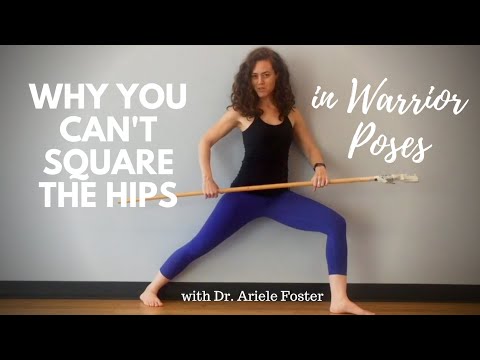 Anatomy Facts: Why You Can't Square the Hips in Warrior I or Warrior II