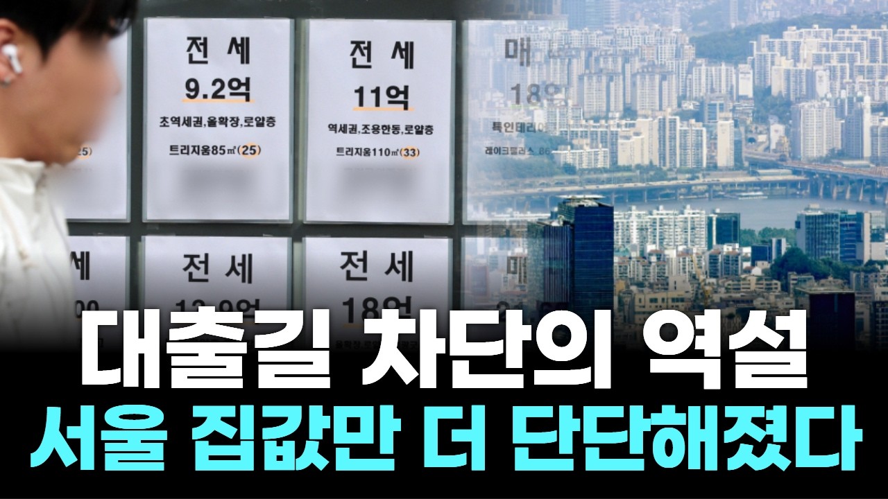 대출길 차단의 역설…서울 집값만 더 단단해졌다