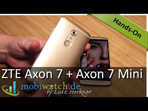 ZTE Axon 7 vs Axon 7 Mini: Schicke Alu-Boliden mit Finger-ID | Hands-on-Video – Test