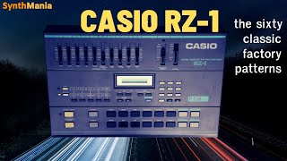 Video thumbnail for Casio RZ-1 - The sixty classic factory patterns by SynthMania