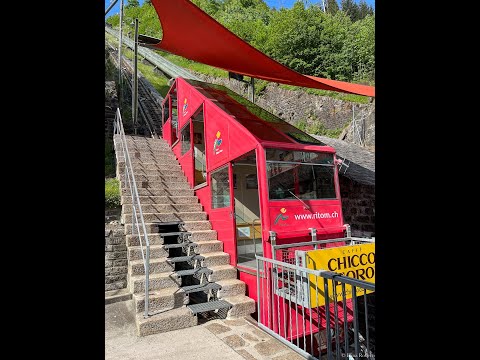 Ritom-Piora - over a 100 year old funicular in the Swiss Alps.
