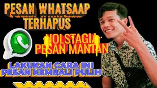Download lagu Cara kembalikan pesan whatsapp yang sudah dihapus mp3