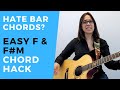 The Easy F Major Chord And Easy F Minor Chord For Guitar
