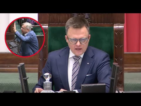 Awantura w Sejmie! 'Zrzekam się immunitetu'. Hołownia: NIE MA DYSKUSJI!