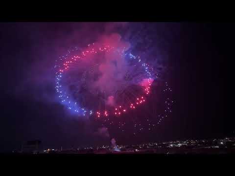 Maltese multi-break shell from St. Mary’s Fireworks Factory Mqabba Malta