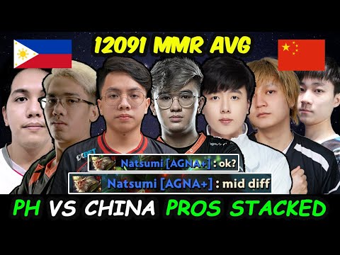 PH vs China ALL-STAR PRO STACKED in Server SEA : Natsumi Monkey King Top1 MMR Carry