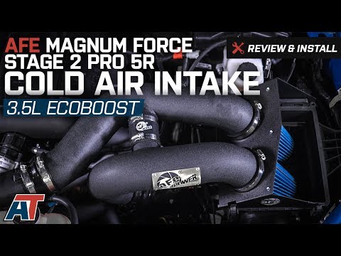 2015-2016 F150 AFE Magnum Force Stage 2 Pro 5R Cold Air Intake 3.5L EcoBoost Review & Install