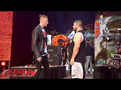 Kevin Owens attacks Machine Gun Kelly after his performance: Raw, June 15, 2015