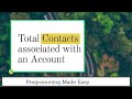 Trigger to count number of Contacts with an account